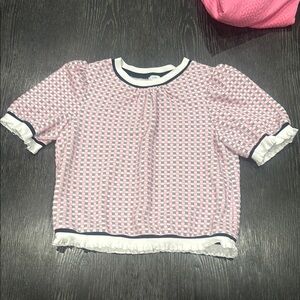 Pink and White VOY Women’s top